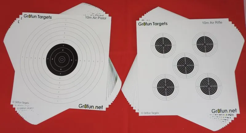 Practice Target ISSF/NSRA 17cm x 17cm - 100 pack