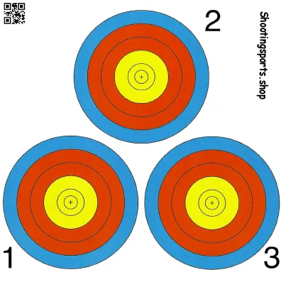 [SSSTGTV004a] Archery 3 spot (25, 140mm x 140mm)