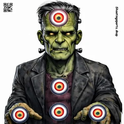 [SSSTGTV008A] Frank Monster Targets (25, 140mm x 140mm)